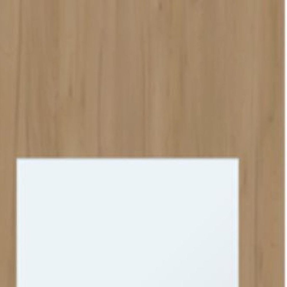 Two Piece Beige Bedroom Set with Mirror