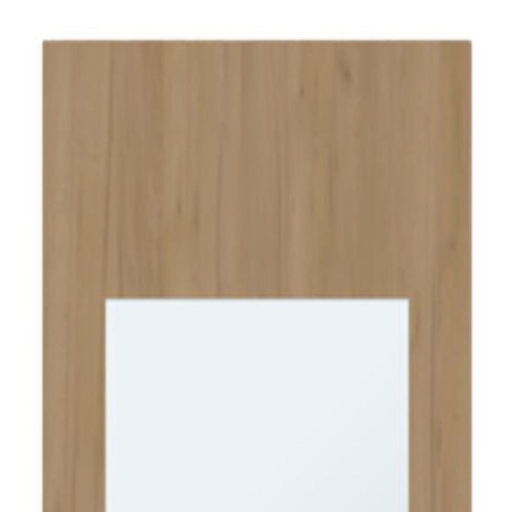 Two Piece Beige Bedroom Set with Mirror
