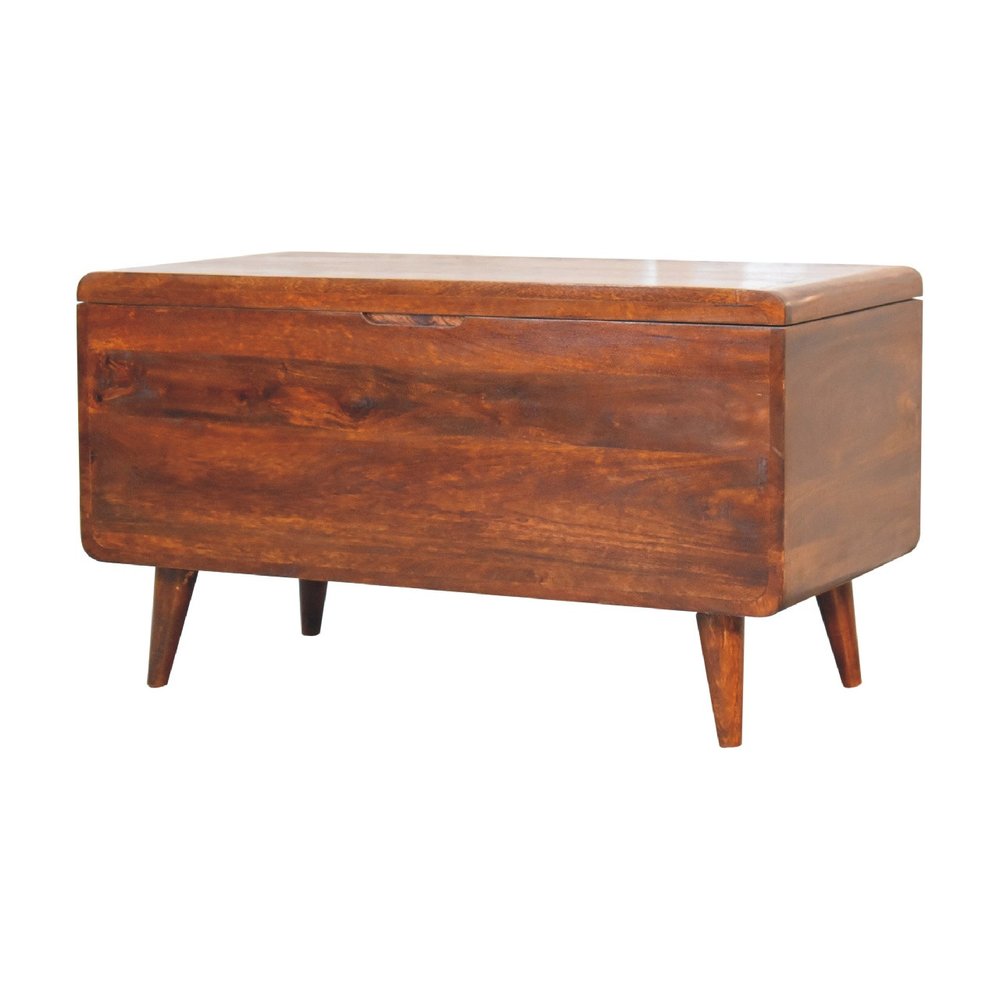 Brown Solid Wood Sideboard - 35-inch
