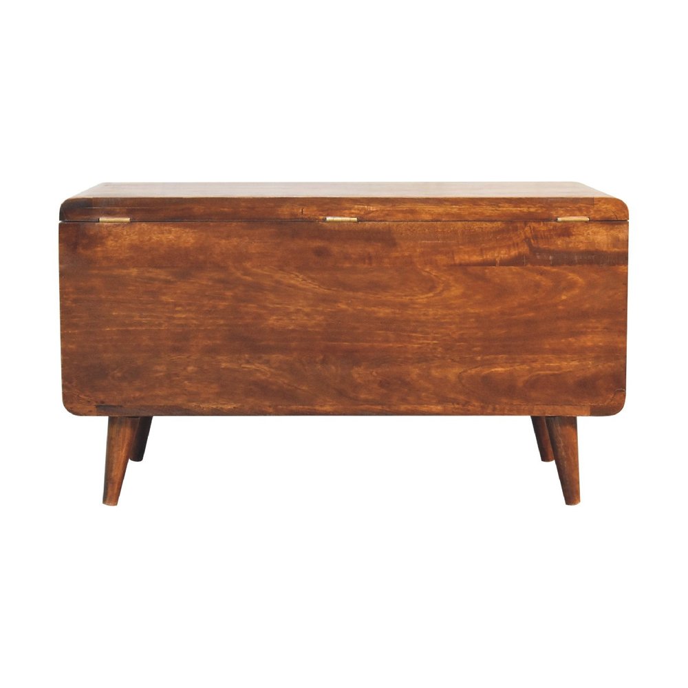Brown Solid Wood Sideboard - 35-inch