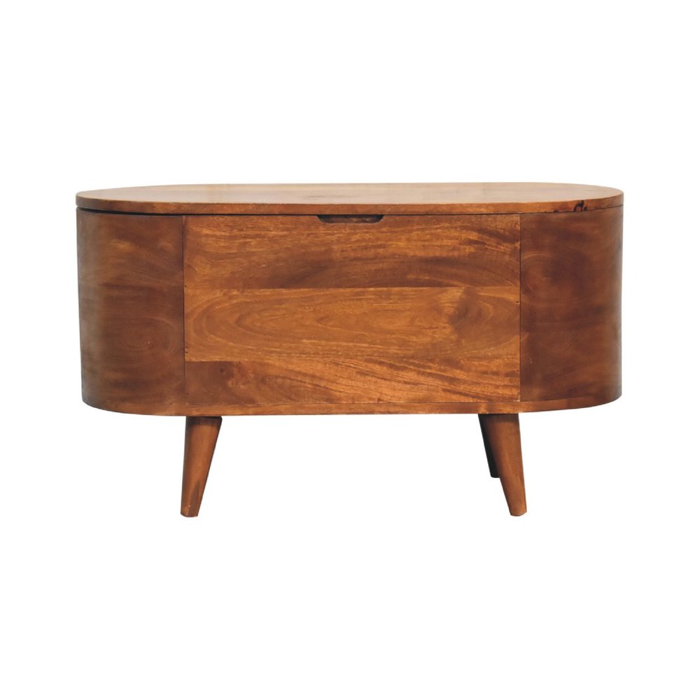 Brown Solid Wood Sideboard - 32-inch