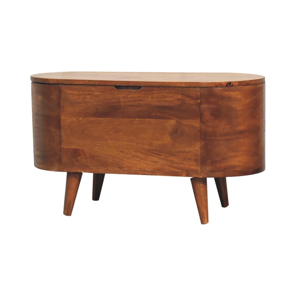 Brown Solid Wood Sideboard - 32-inch