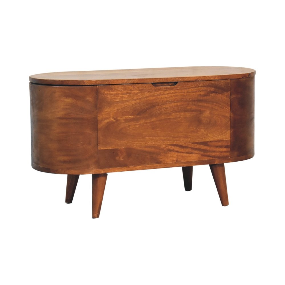 Brown Solid Wood Sideboard - 32-inch