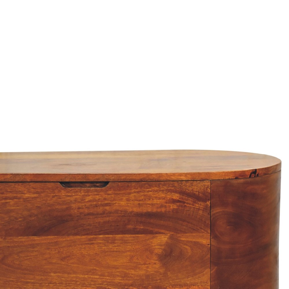 Brown Solid Wood Sideboard - 32-inch