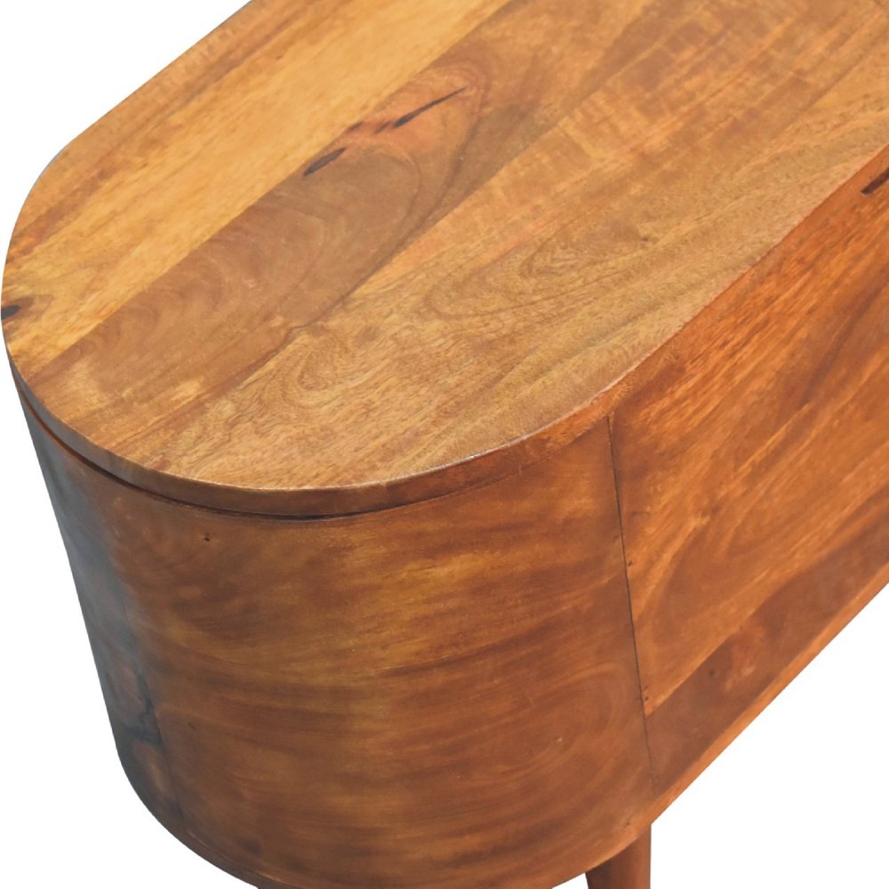 Brown Solid Wood Sideboard - 32-inch
