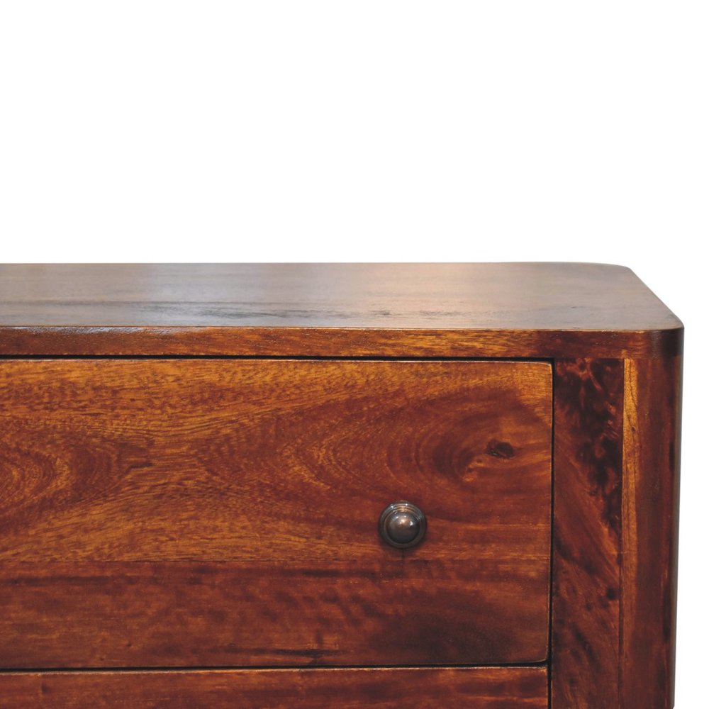 Brown Solid Wood Sideboard - 30-inch