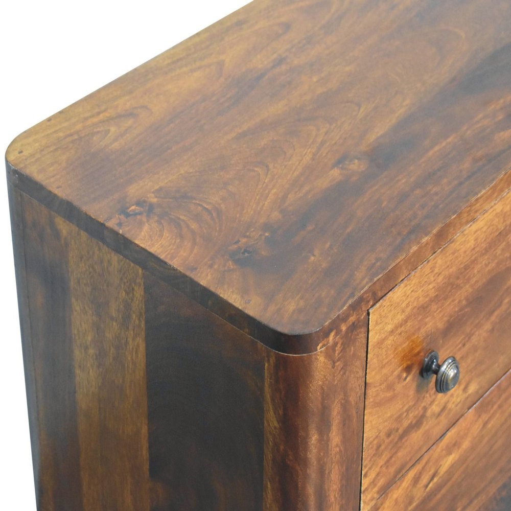 Brown Solid Wood Sideboard - 30-inch