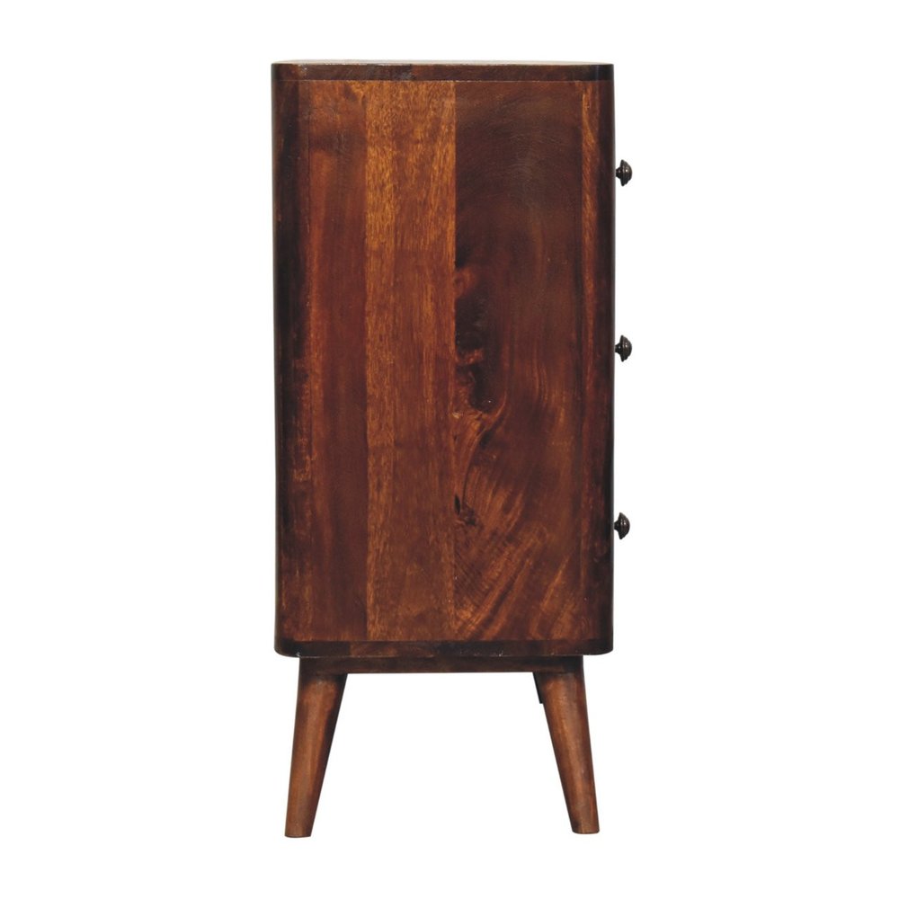 Brown Solid Wood Sideboard - 30-inch