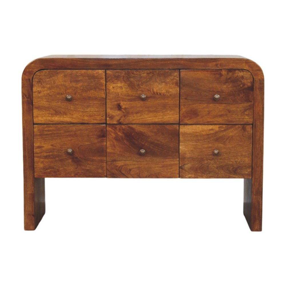 Brown Solid Wood Sideboard - 43-inch