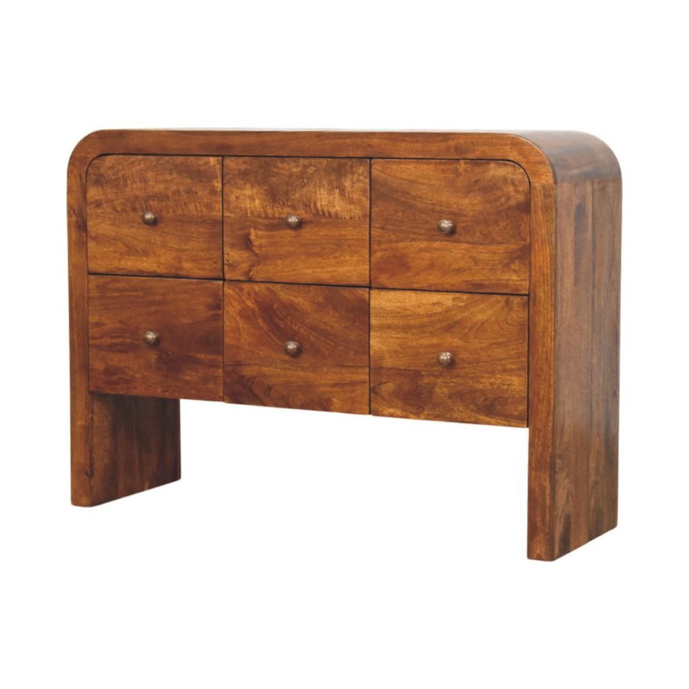 Brown Solid Wood Sideboard - 43-inch