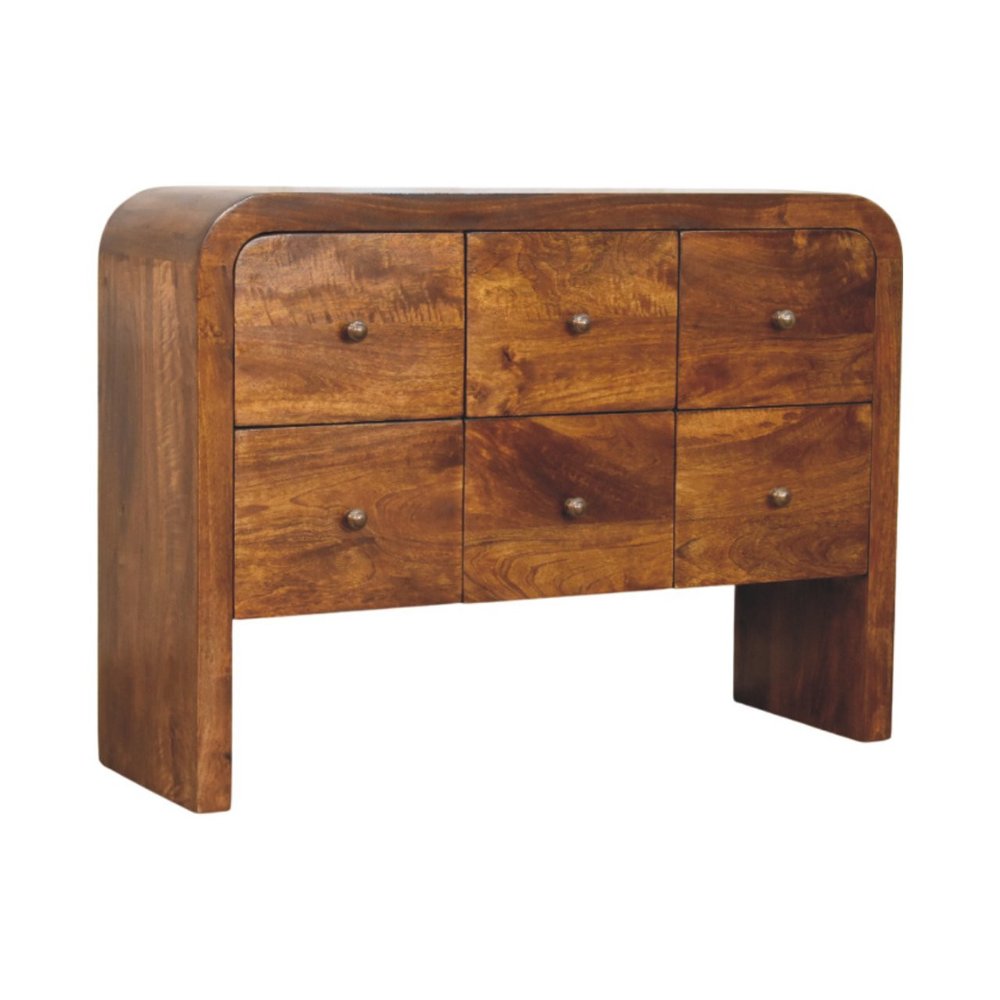 Brown Solid Wood Sideboard - 43-inch