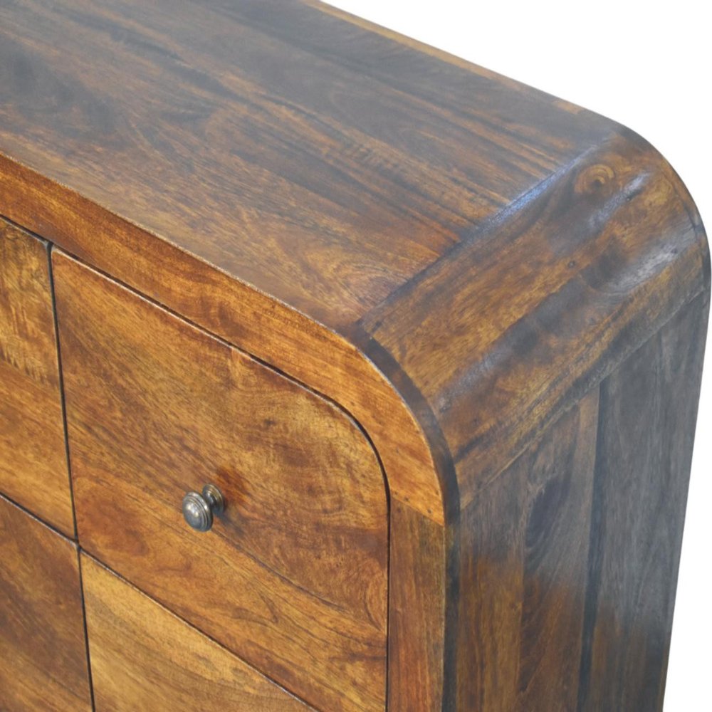 Brown Solid Wood Sideboard - 43-inch