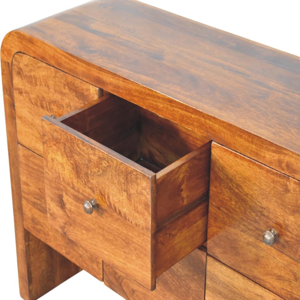 Brown Solid Wood Sideboard - 43-inch
