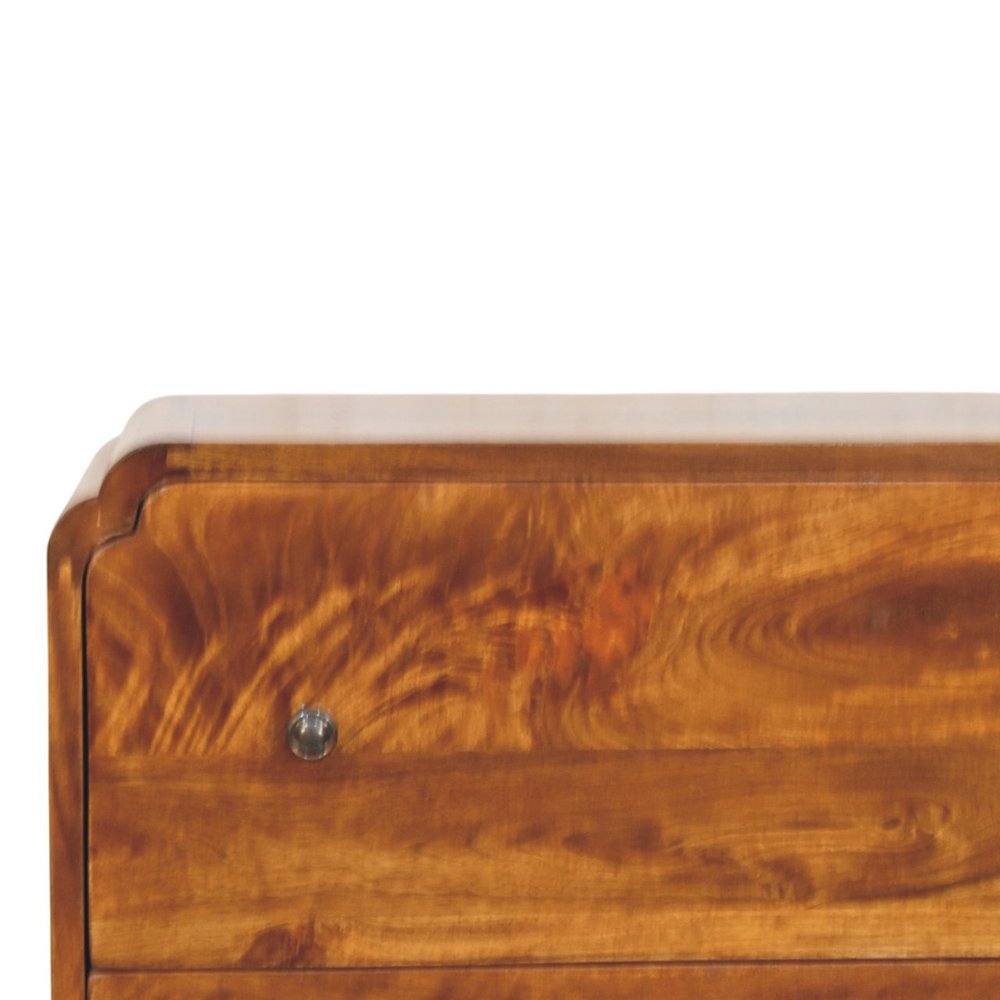 Brown Solid Wood Sideboard - 28-inch