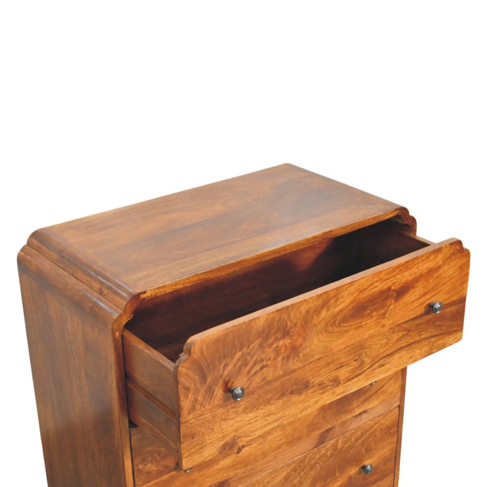 Brown Solid Wood Sideboard - 28-inch