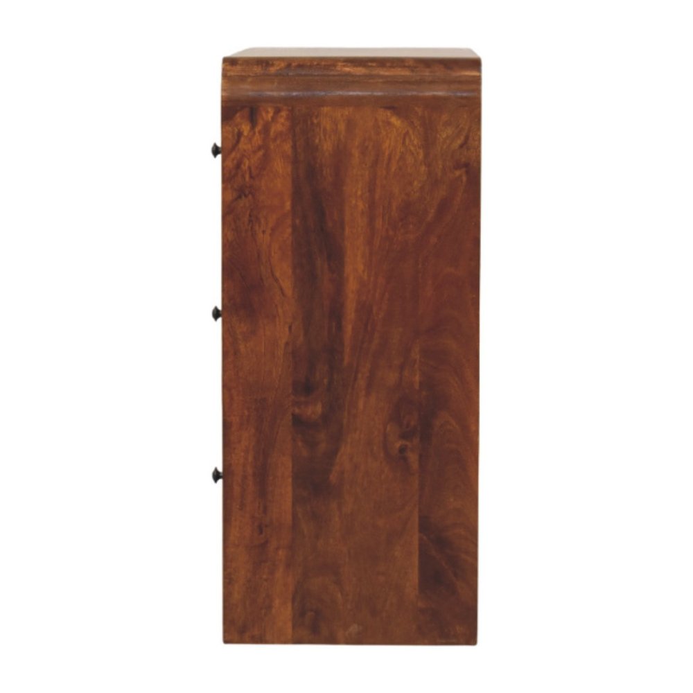 Brown Solid Wood Sideboard - 28-inch