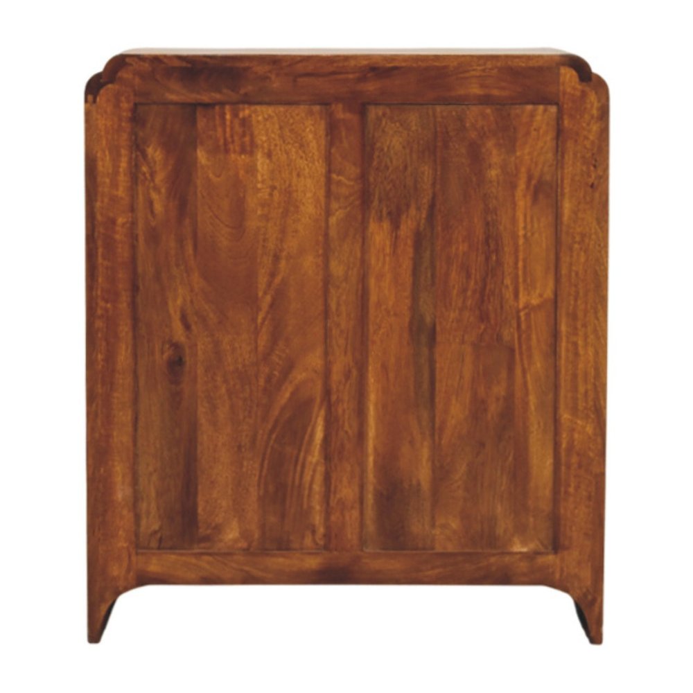 Brown Solid Wood Sideboard - 28-inch