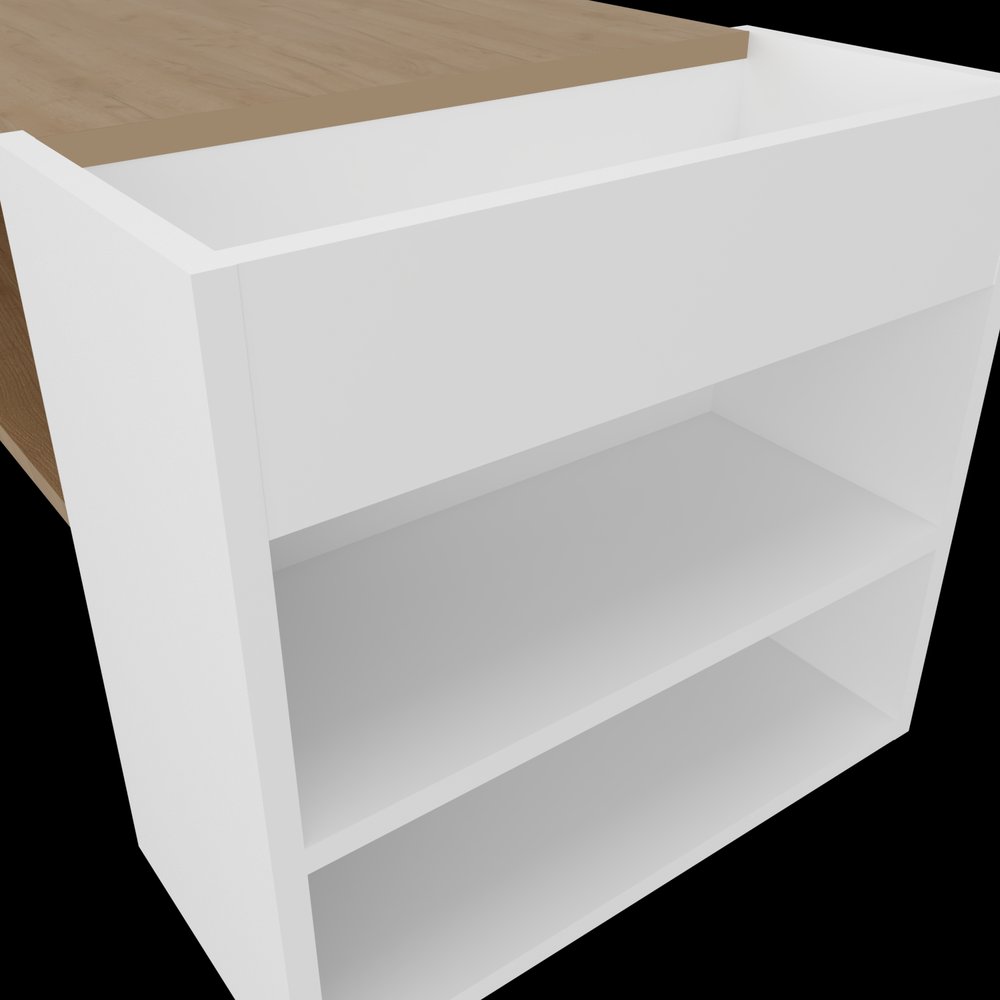 Beige Wood Fireplace Entertainment Center - 36-inch