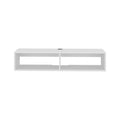White Wood Fireplace Entertainment Center - 48-inch