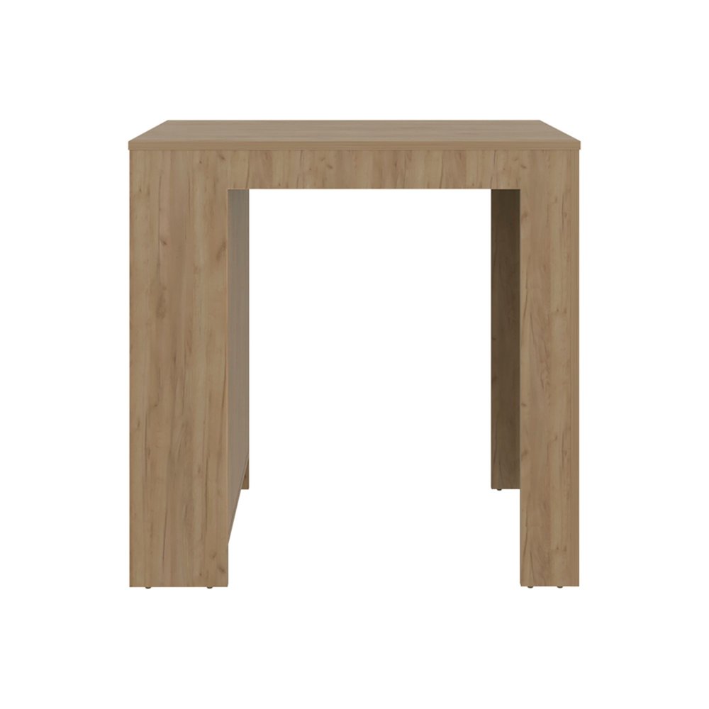 Beige Wood Kitchen Island - 36-inch