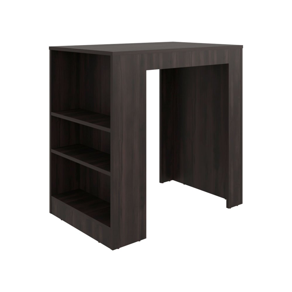 Brown Wood Kitchen Island - 36-inch