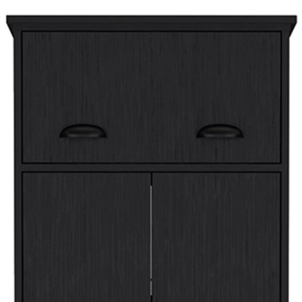 White Wood Corner Accent Chest - 19-inch