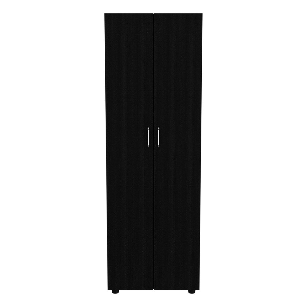 Black Wood Corner Accent Chest - 19-inch