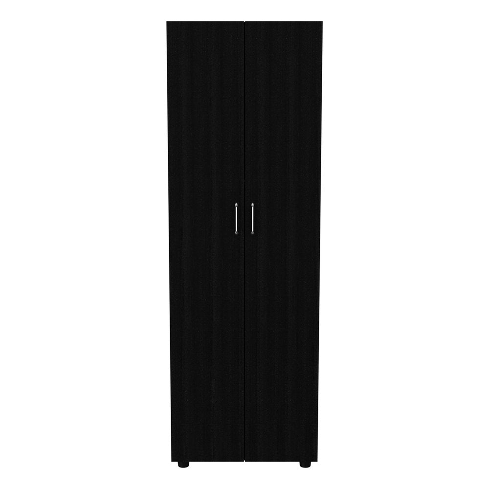 Black Wood Corner Accent Chest - 19-inch