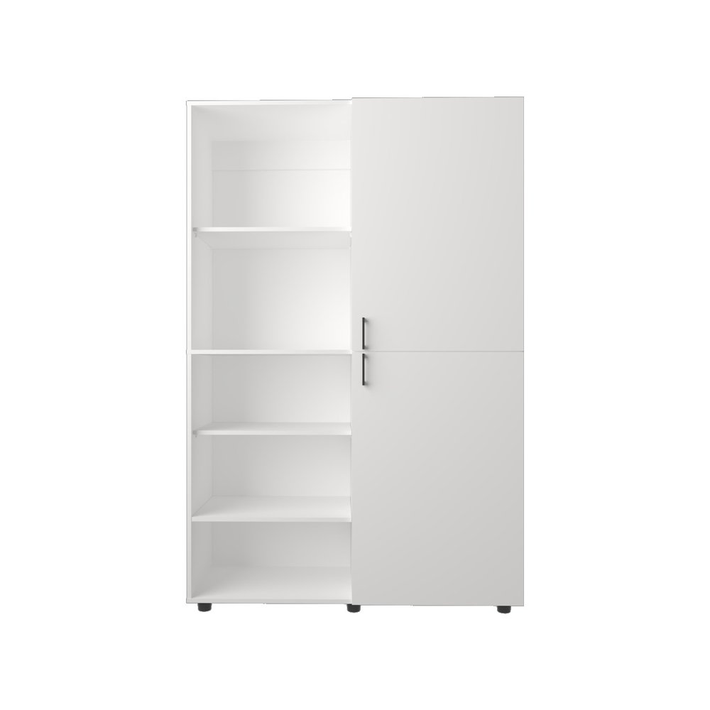 White Wood Corner Accent Chest - 19-inch