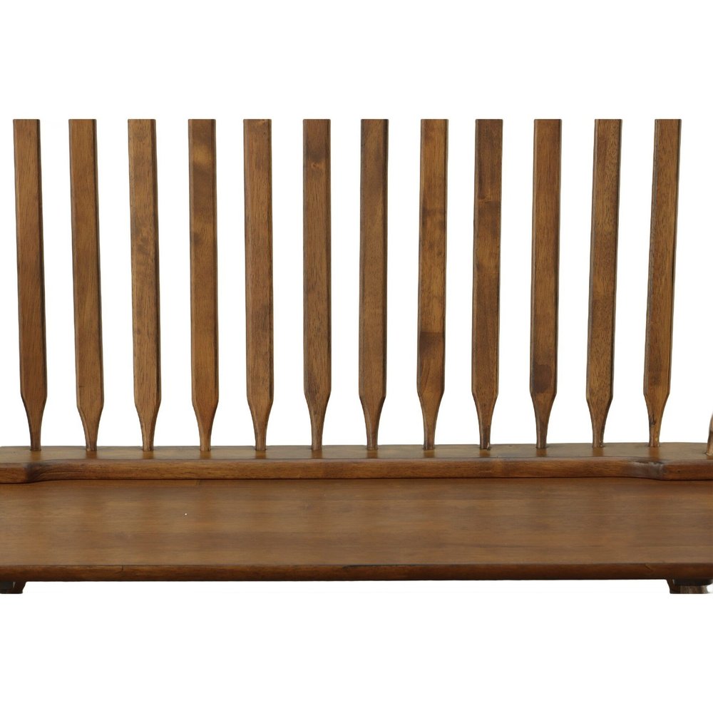Black Wood Windsor Spindle Back Bench - 44-inch