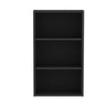 Black Wood Wall Mounted China Cabinet - 21-inch