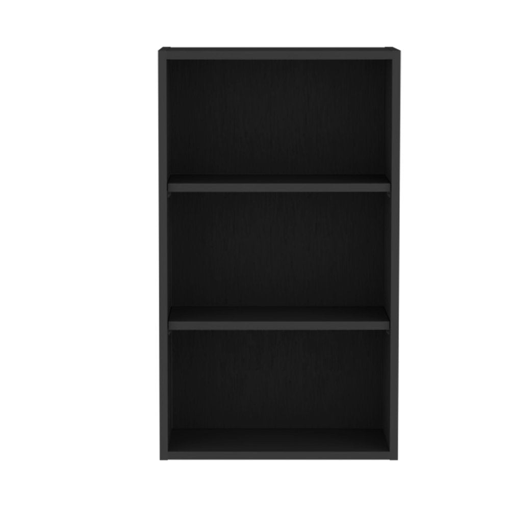 Black Wood Wall Mounted China Cabinet - 21-inch