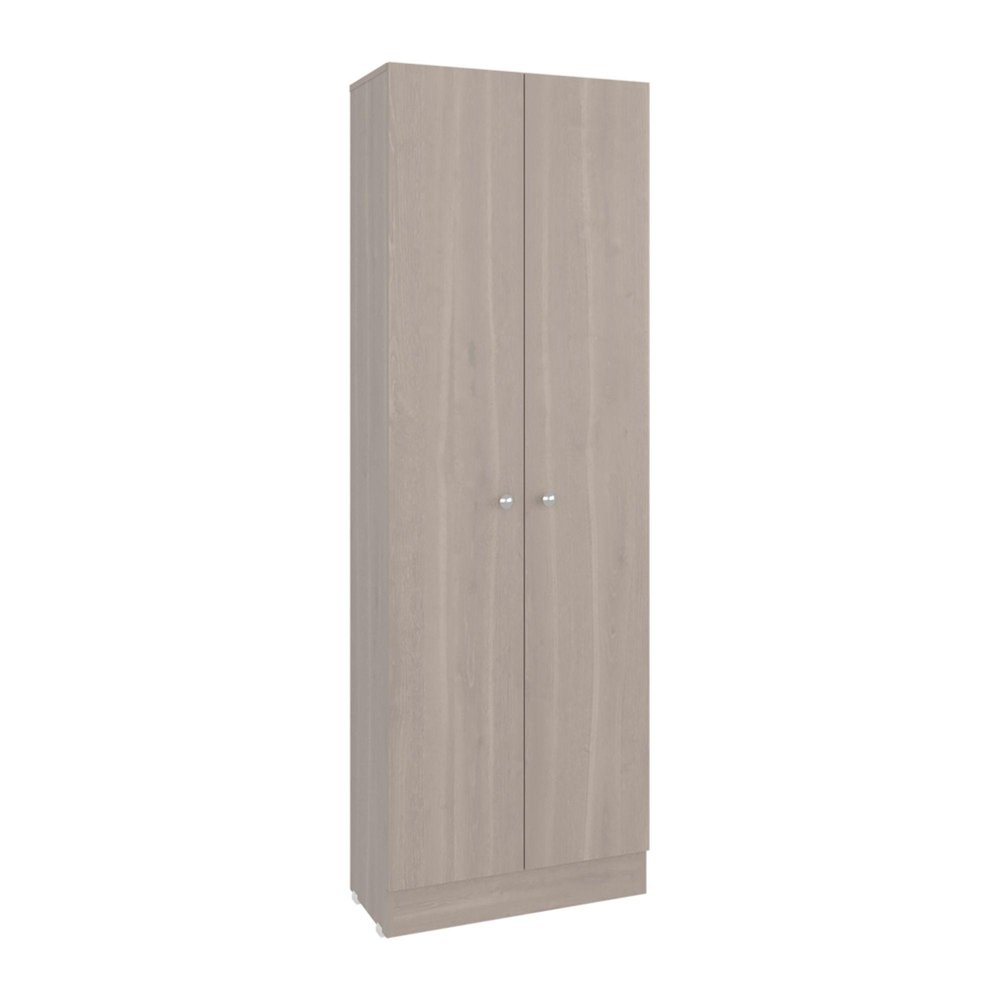 Gray Wood Two Door Pantry or Storage Closet - 71-inch