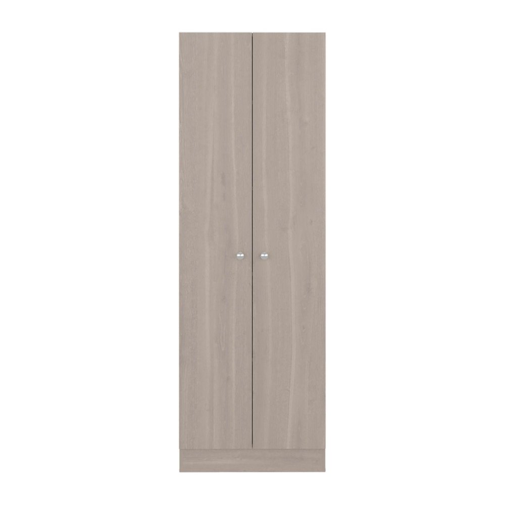 Gray Wood Two Door Pantry or Storage Closet - 71-inch