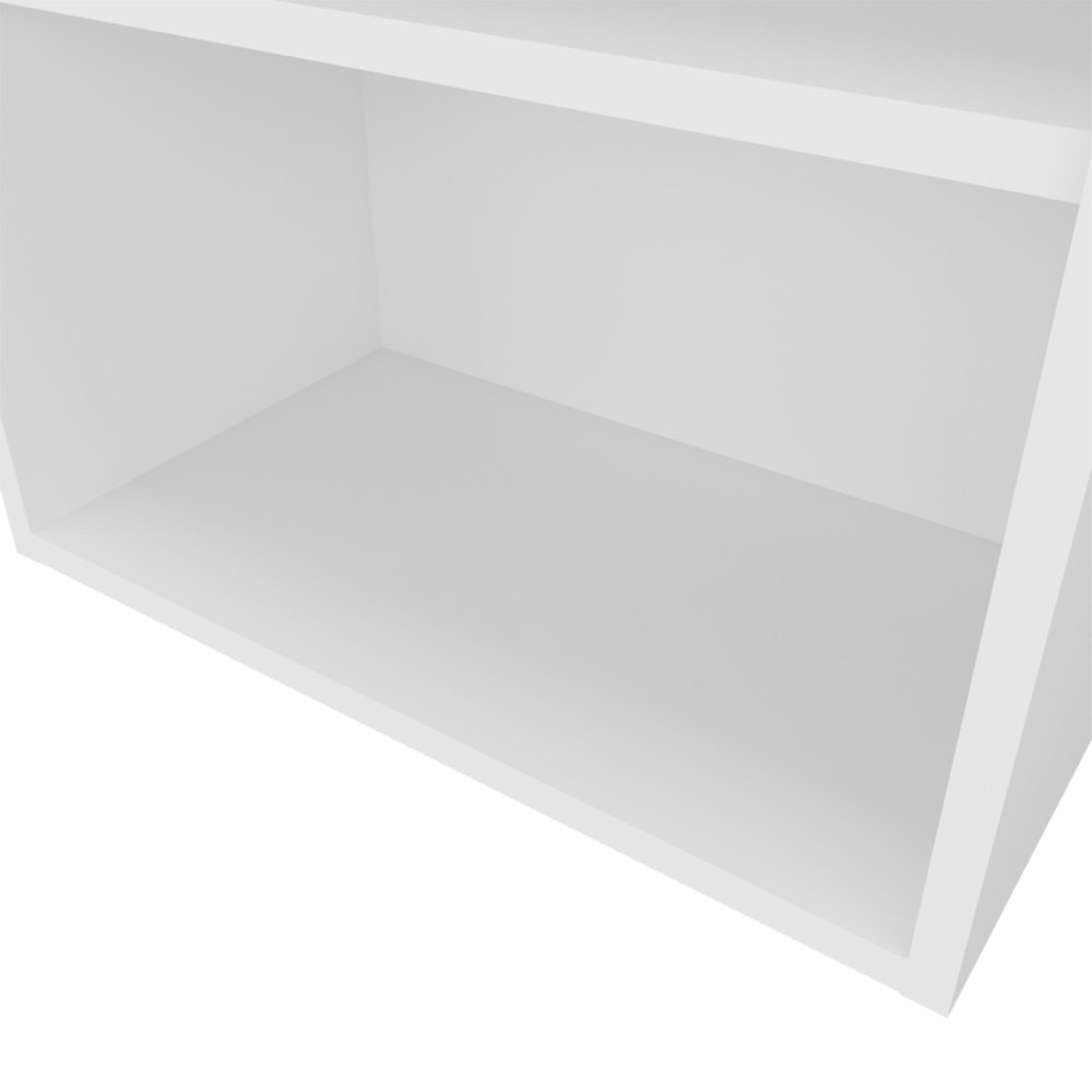 White Wood Accent Cabinet - 21-inch