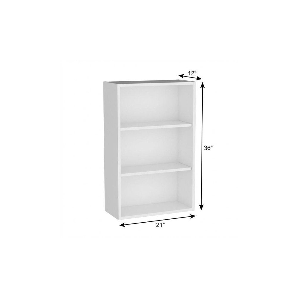 White Wood Accent Cabinet - 21-inch