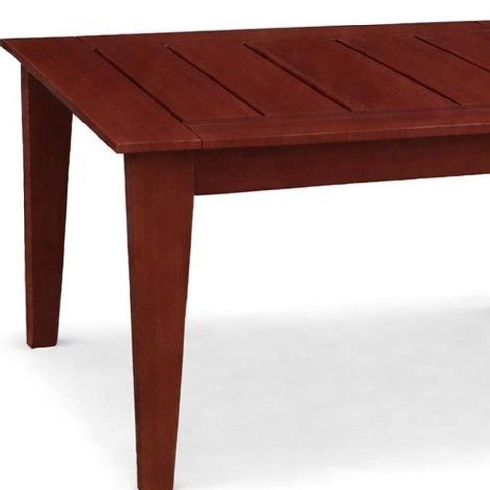 Black Heavy Duty Plastic Square Outdoor Dining Table - 39-inch