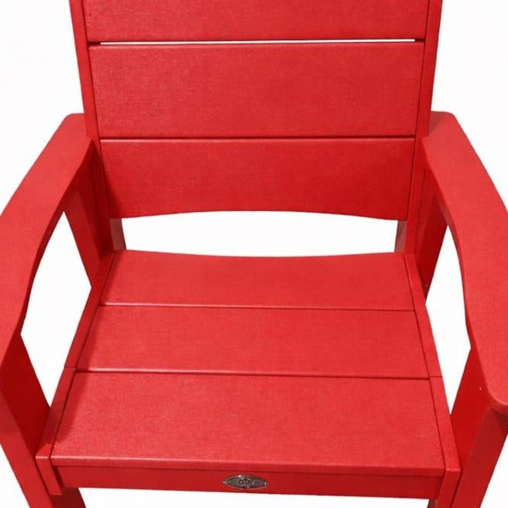 White Heavy Duty Plastic Outdoor Dining Chair - 26-inch