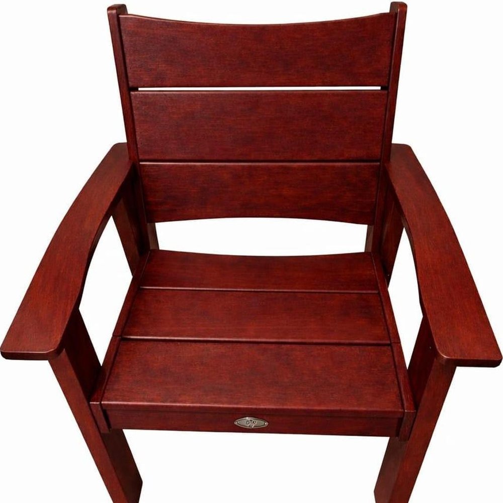White Heavy Duty Plastic Outdoor Dining Chair - 26-inch