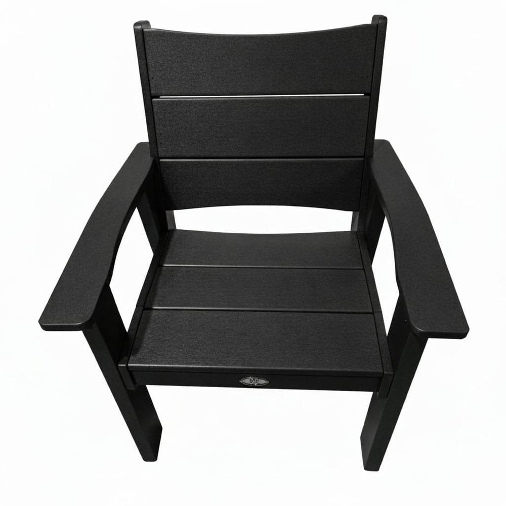 White Heavy Duty Plastic Outdoor Dining Chair - 26-inch