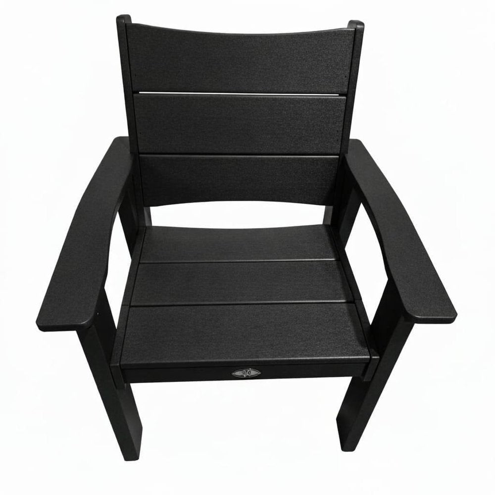 White Heavy Duty Plastic Outdoor Dining Chair - 26-inch