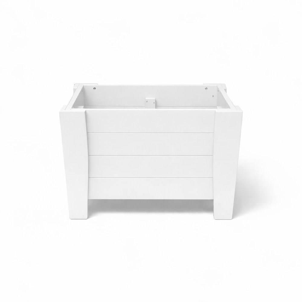 Black Heavy Duty Plastic Square Planter Box - 20 X 18-inch