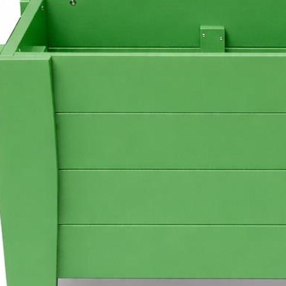 Black Heavy Duty Plastic Square Planter Box - 20 X 18-inch