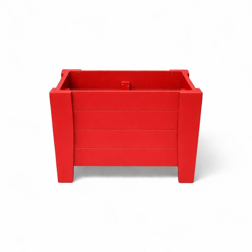 Black Heavy Duty Plastic Square Planter Box - 20 X 18-inch