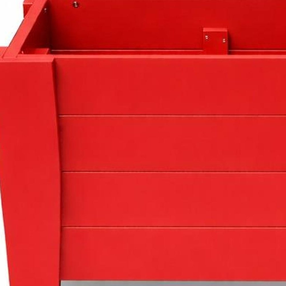 Black Heavy Duty Plastic Square Planter Box - 20 X 18-inch