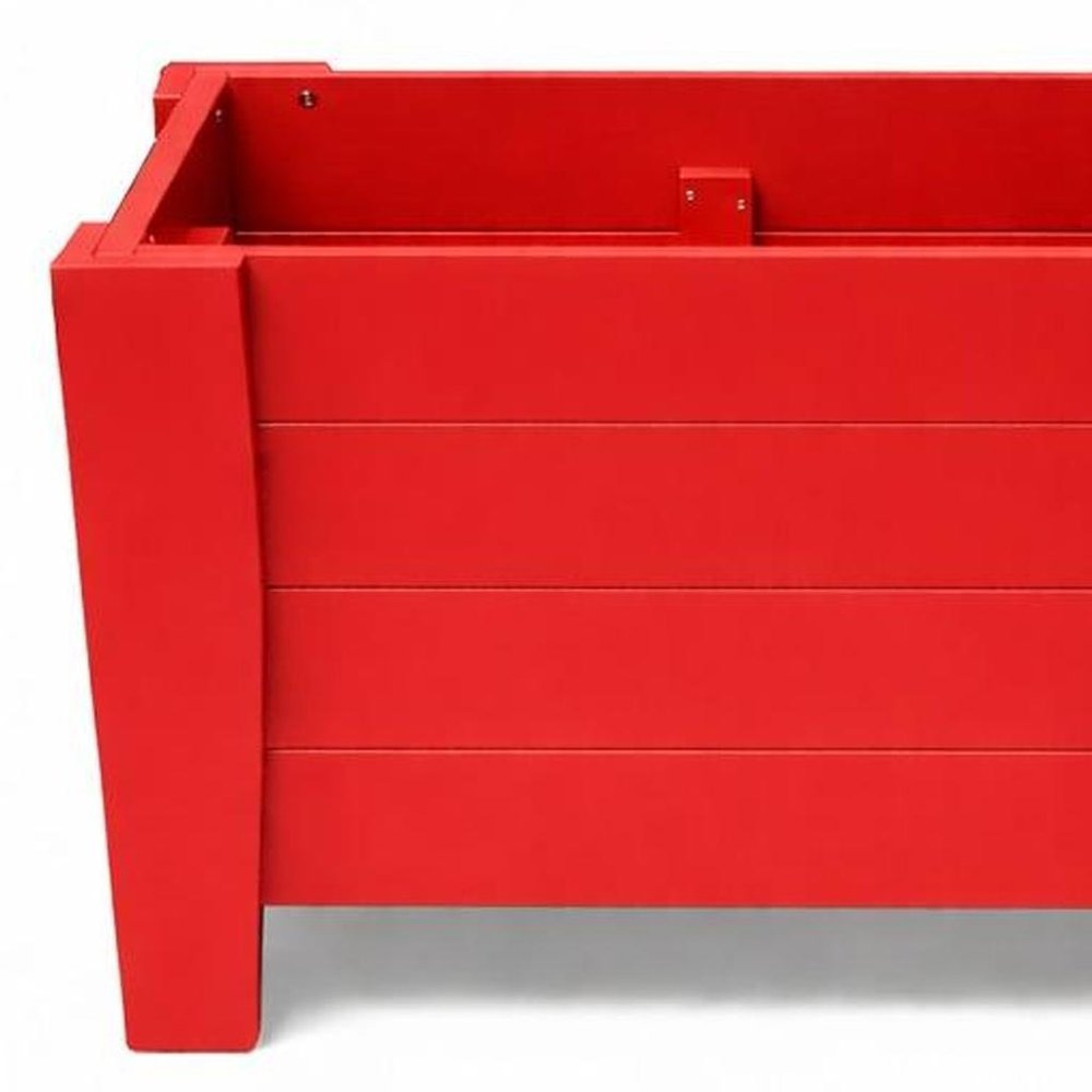 Black Heavy Duty Plastic Square Planter Box - 20 X 18-inch