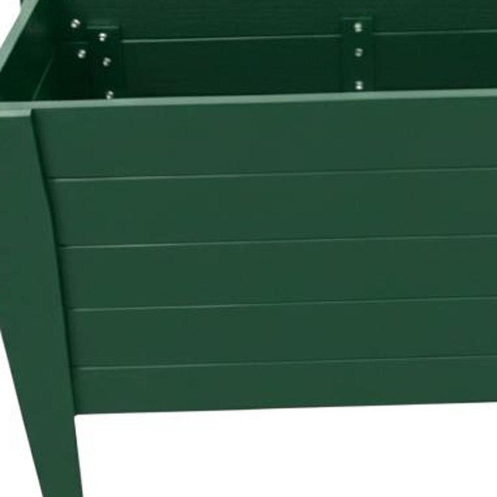Black Heavy Duty Plastic Rectangular Raised Garden Bed - 30 X 36-inch