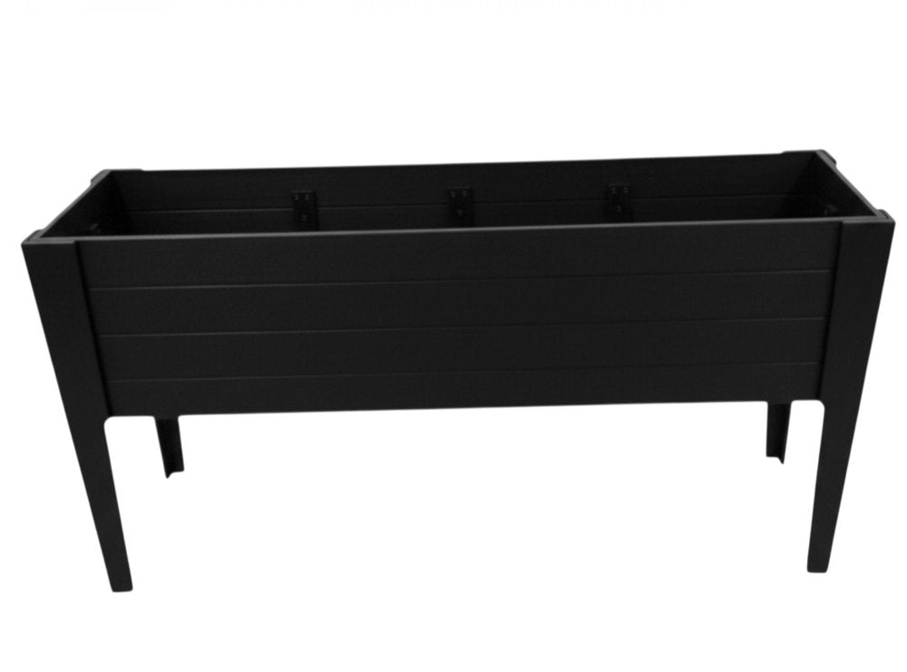 Black Heavy Duty Plastic Rectangular Raised Garden Bed - 30 X 72-inch