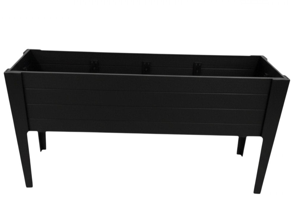 Black Heavy Duty Plastic Rectangular Raised Garden Bed - 30 X 72-inch