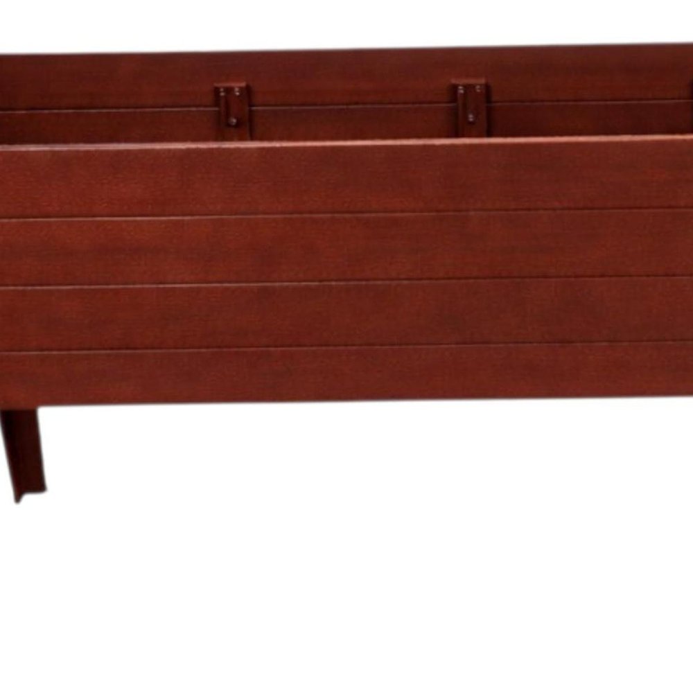Black Heavy Duty Plastic Rectangular Raised Garden Bed - 30 X 72-inch